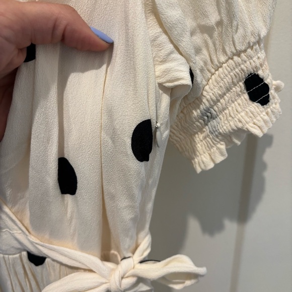 Anthropologie Maeve Breana Polka Dot Midi Dress Size 6 - Picture 11 of 14